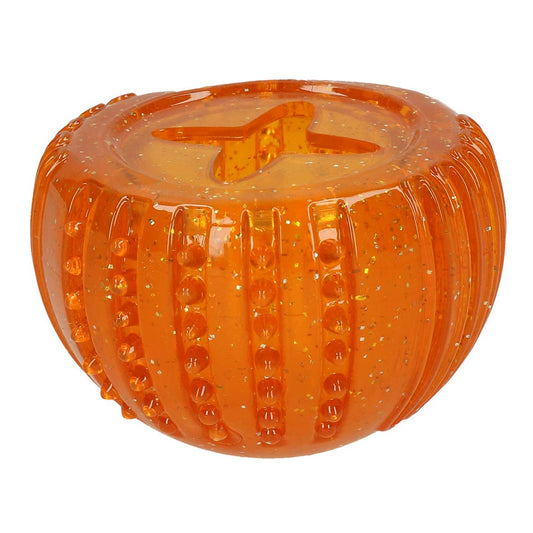 Balle Dog Comets Ceres orange avec distributeur de friandises