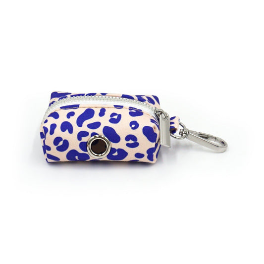 Pochette à sacs à crotte pour chien – Bande de Canailles – Léopard bleu, autre vue