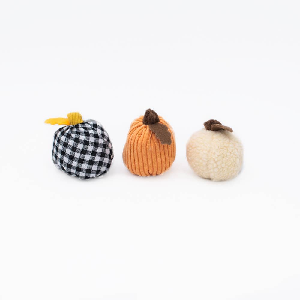 Mini peluches pour chien Citrouilles, lot de 3 – ZippyPaws