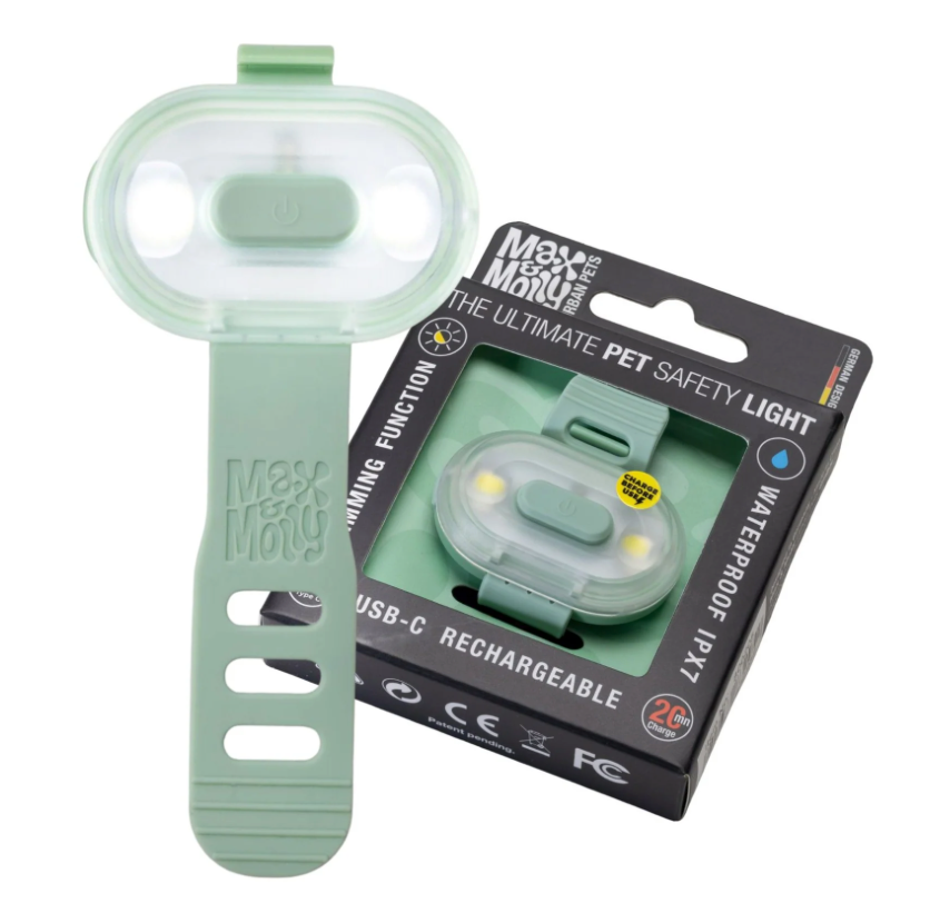 Lumière de sécurité LED pour chien Matrix 2.0 – Max & Molly – Jade