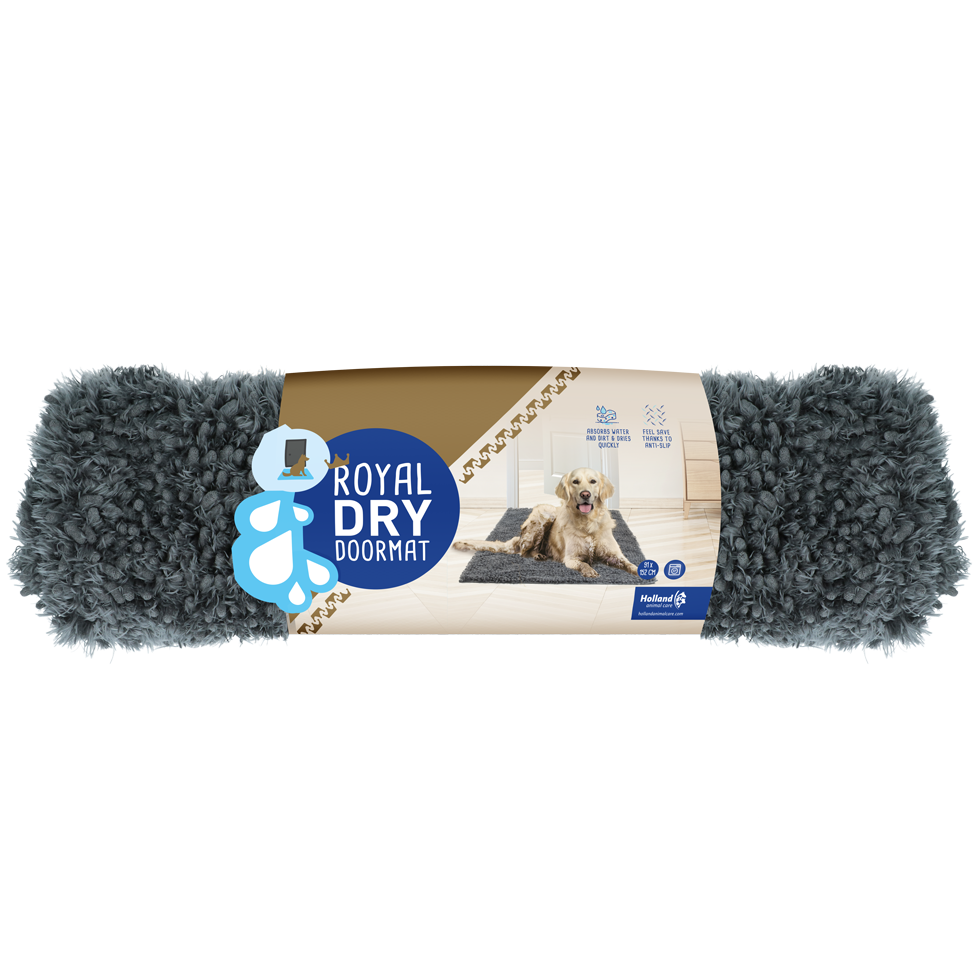 Paillasson absorbant pour chien en microfibre – Royal Dry – taille L