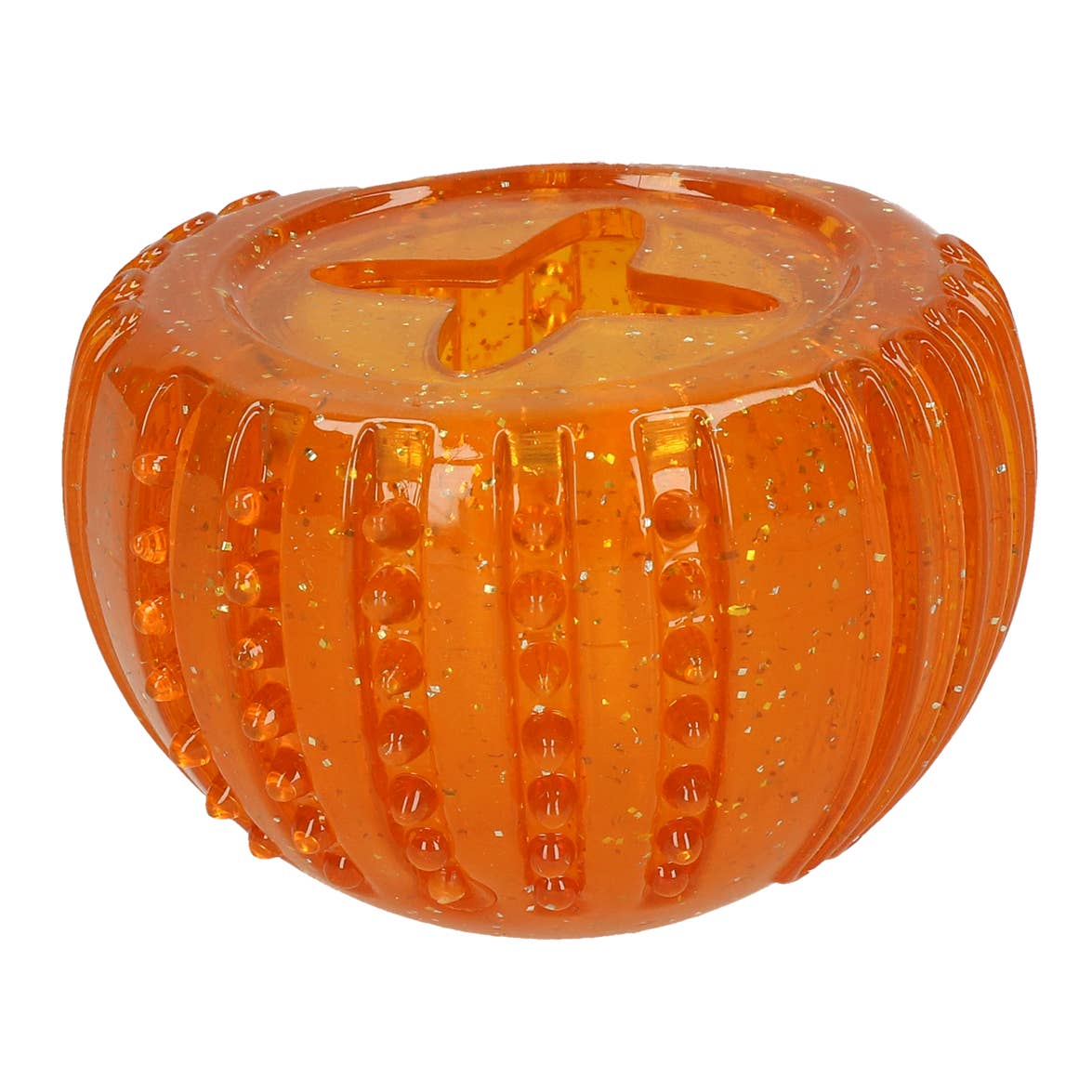 Balle Dog Comets Ceres orange avec distributeur de friandises