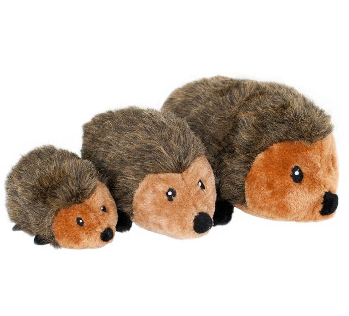 Peluche pour chien Hérisson, petit modèle – ZippyPaws – trois tailles de la gamme