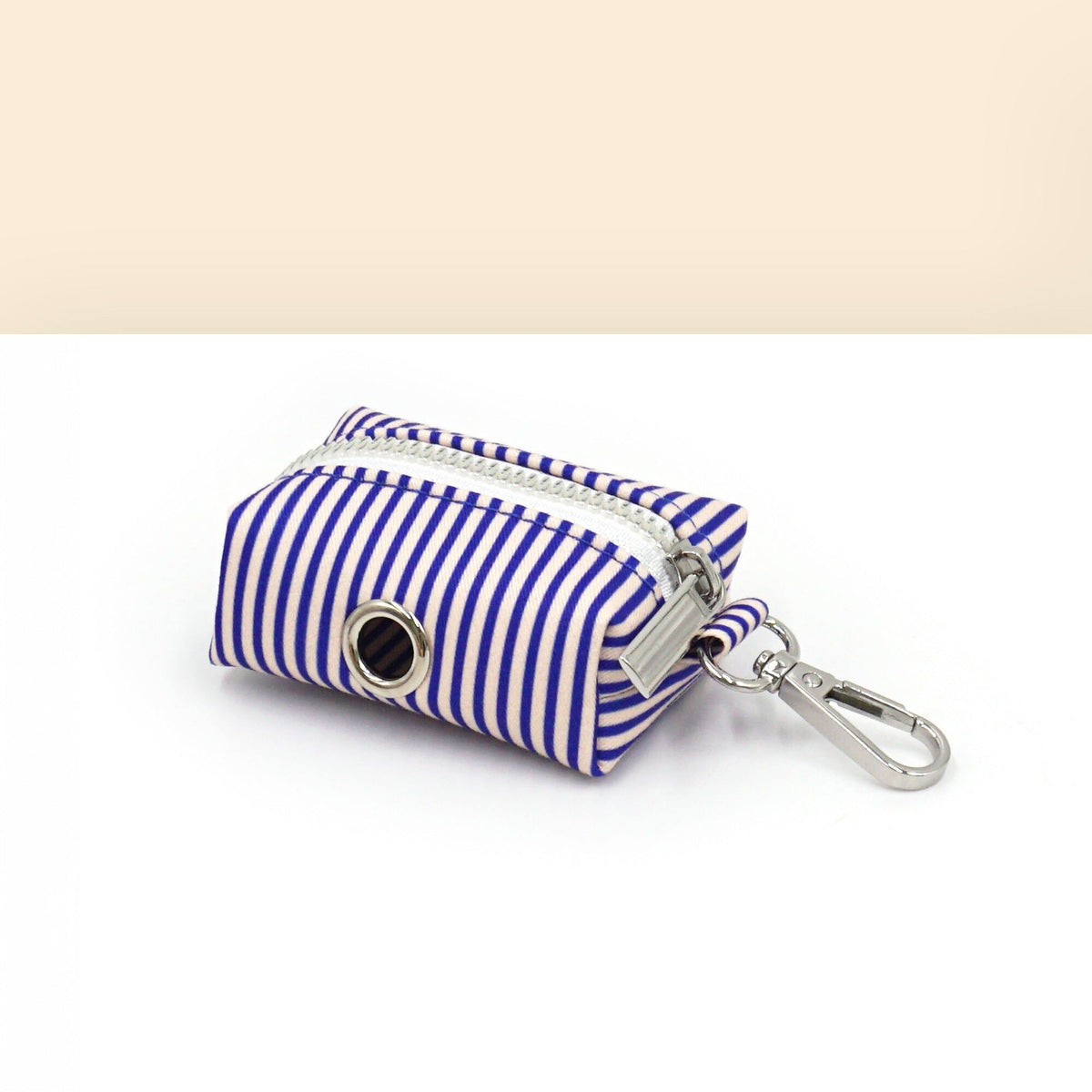 Pochette à sacs à crotte pour chien – Bande de Canailles – Rayé bleu