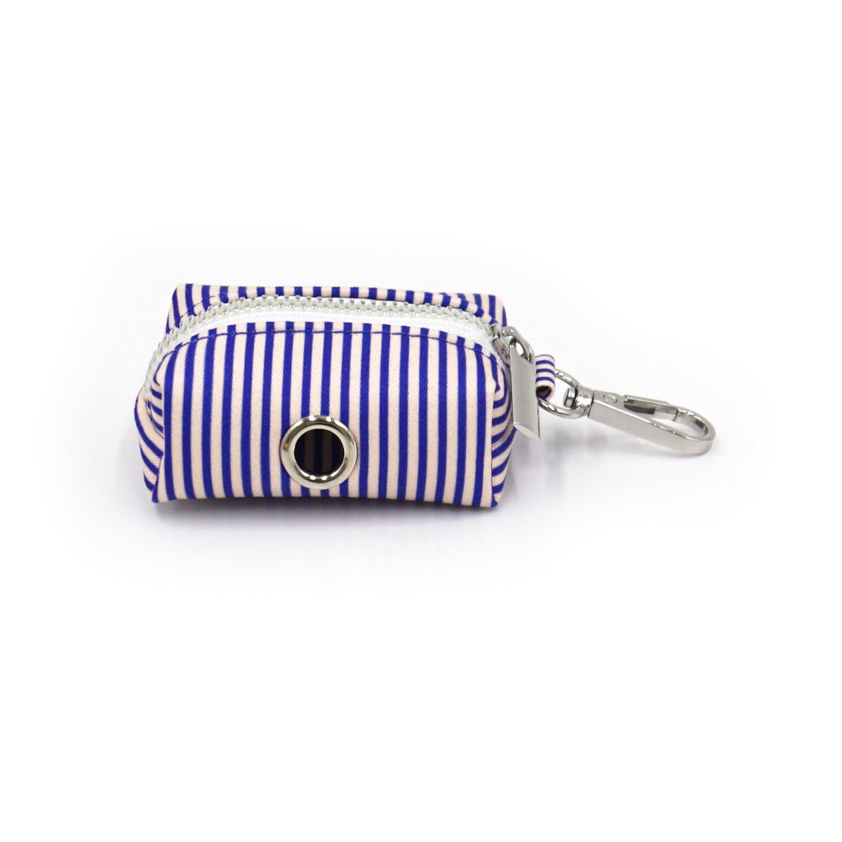 Pochette à sacs à crotte pour chien – Bande de Canailles – Rayé bleu, autre vue