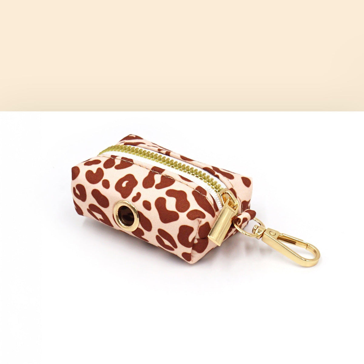 Pochette à sacs à crotte pour chien – Bande de Canailles – Léopard sable