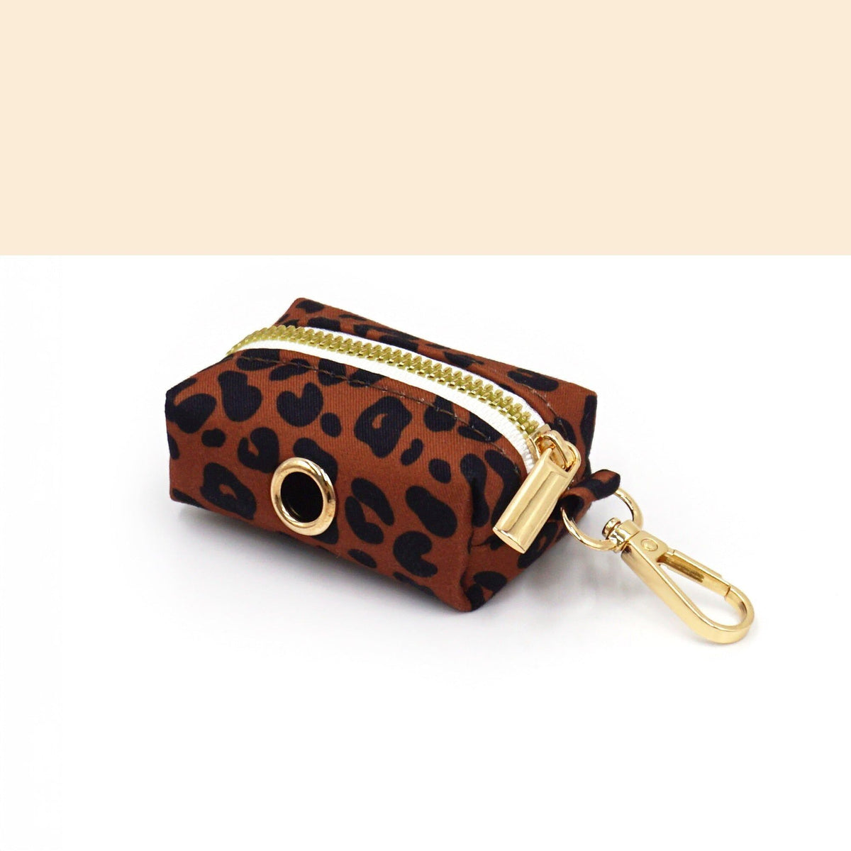 Pochette à sacs à crotte pour chien – Bande de Canailles – Léopard châtaigne