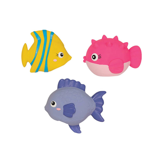 Jouets en latex pour chien Poissons Stay Salty, lot de 3 – Fringe
