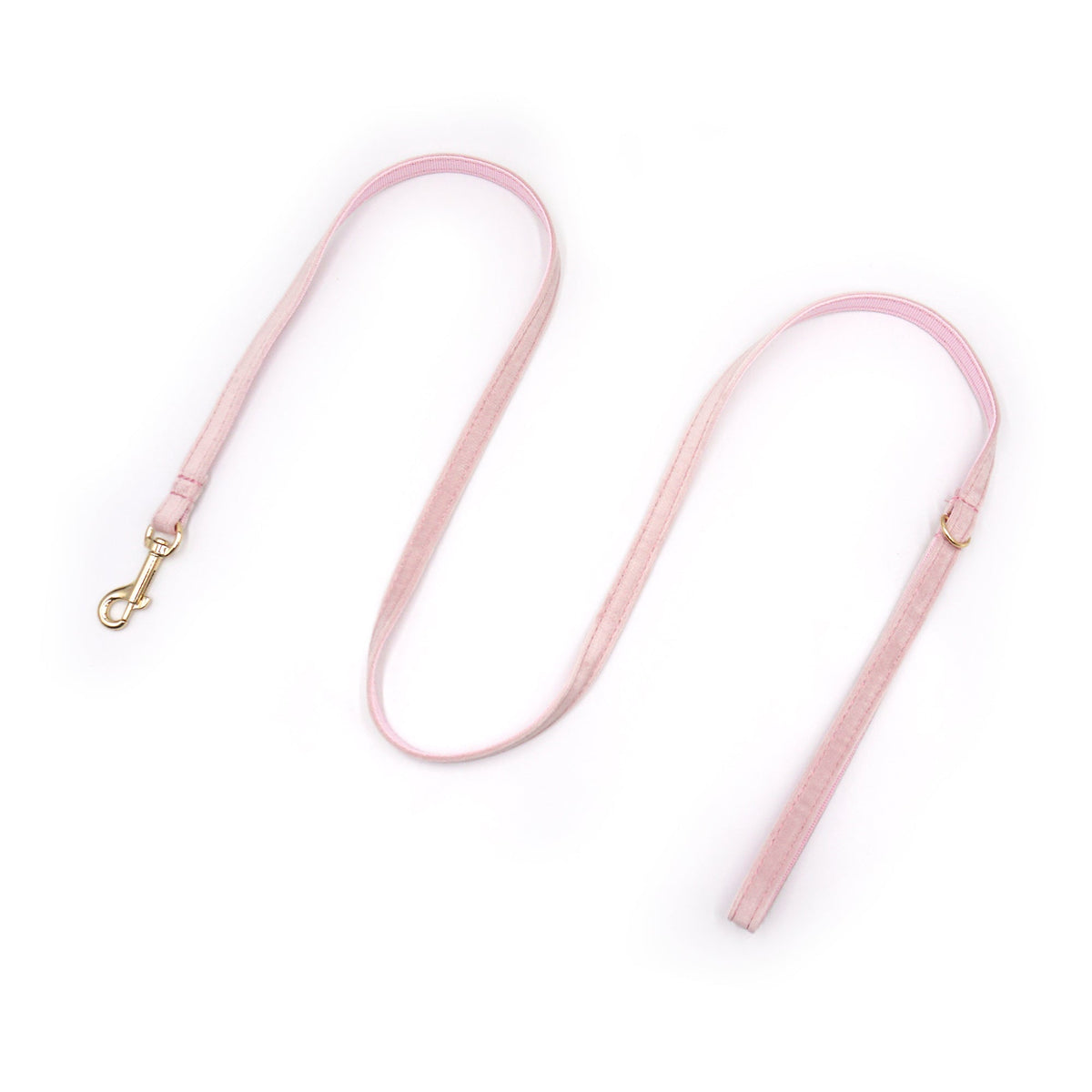 Laisse pour chat en velours – Bande de Canailles – rose