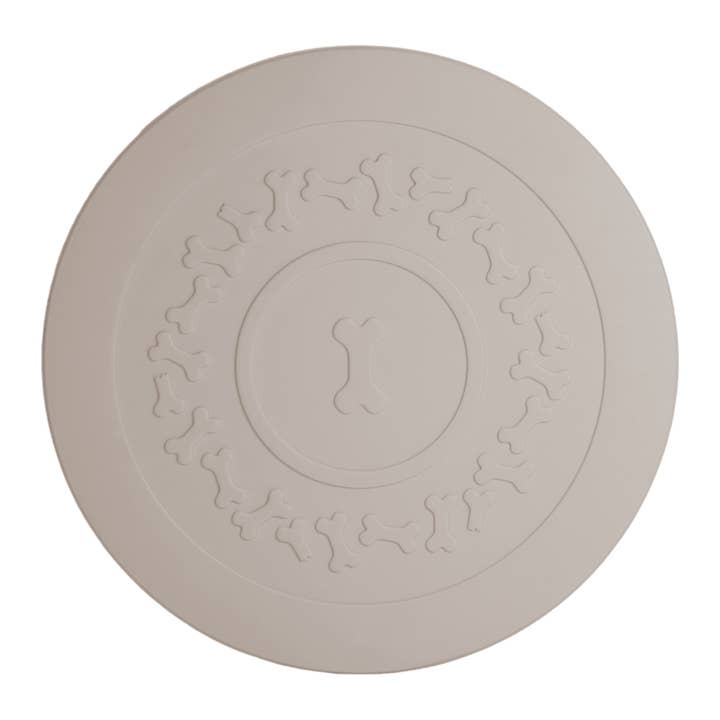 Tapis Plate taupe pour gamelle de chien, United Pets