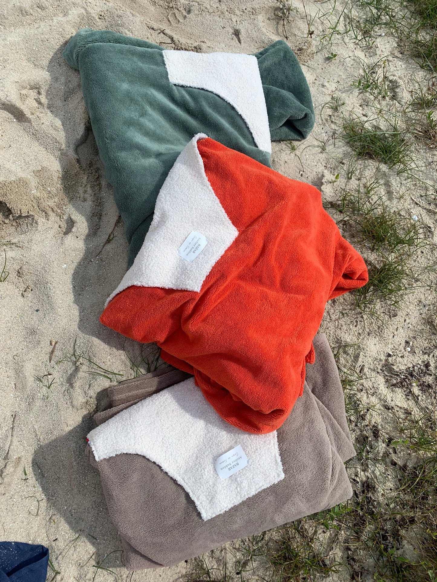 Poncho de bain Adulte - Moumoute ORANGE