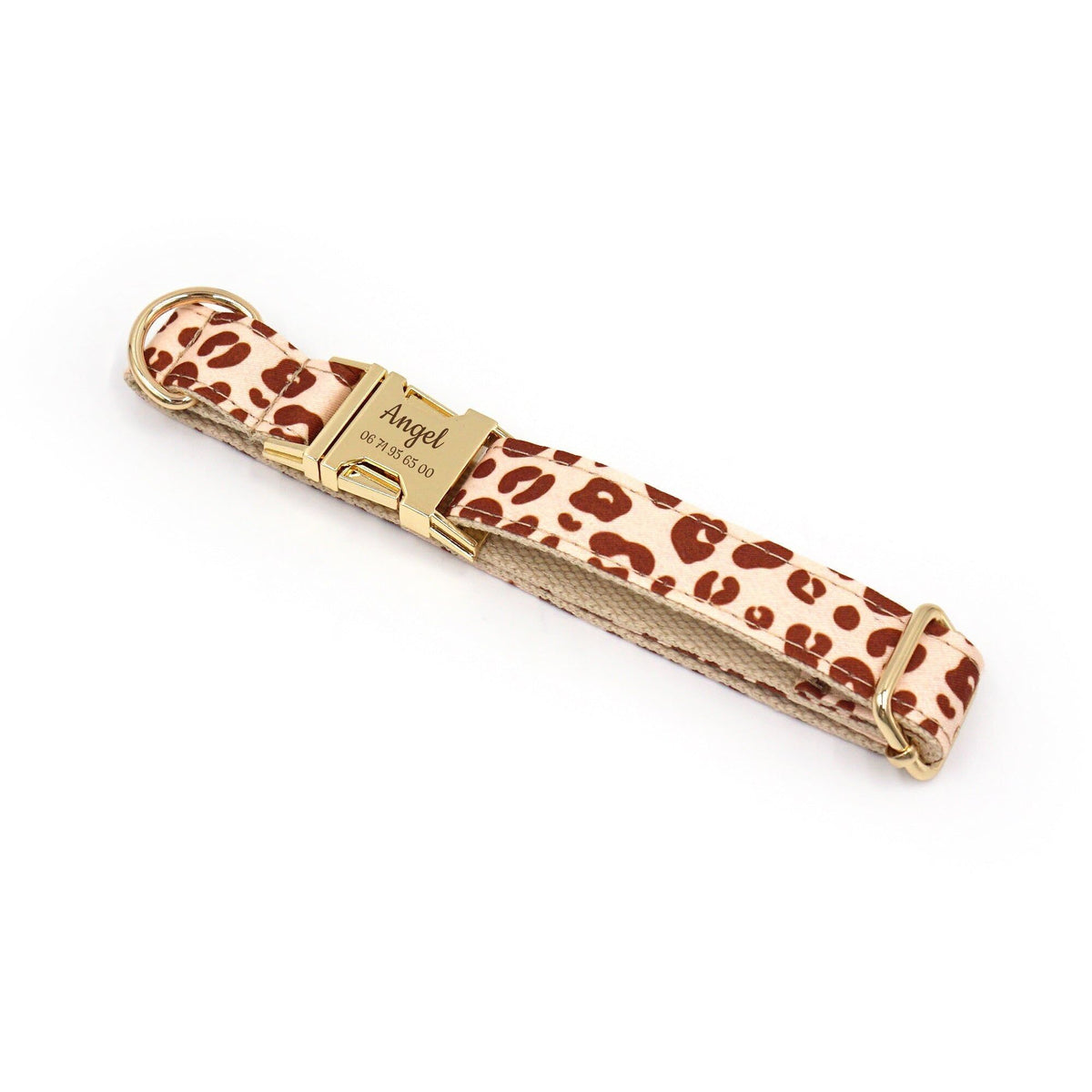 Collier pour chien Léopard Sable – Bande de Canailles – vue 2