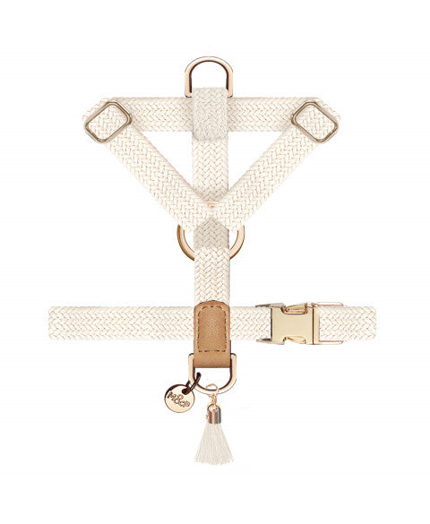 Harnais Straps Kaya crème pour chien, Milk and Pepper