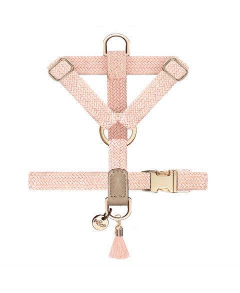 Harnais Straps Kaya rose pour chien, Milk and Pepper